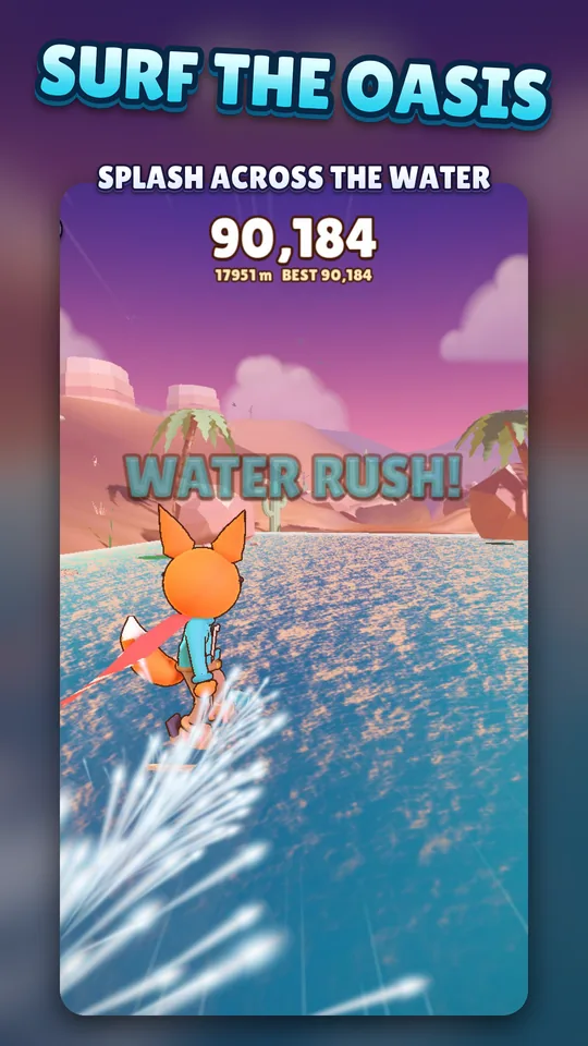 Surf the oasis